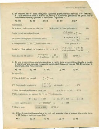 Problemas de aritmetica y como resolverlos