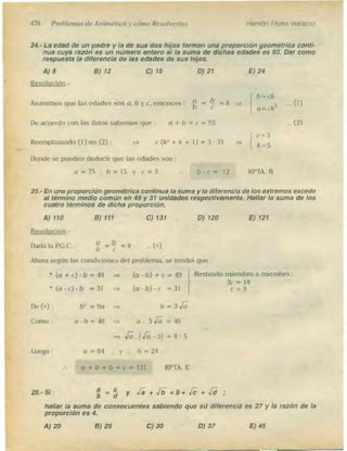 Problemas de aritmetica y como resolverlos
