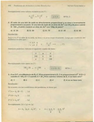 Problemas de aritmetica y como resolverlos