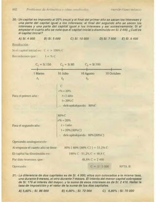 Problemas de aritmetica y como resolverlos