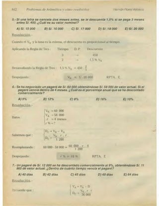 Problemas de aritmetica y como resolverlos