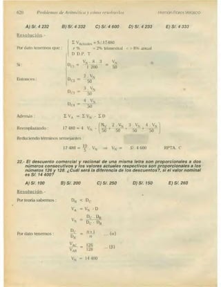 Problemas de aritmetica y como resolverlos