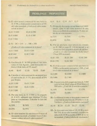 Problemas de aritmetica y como resolverlos