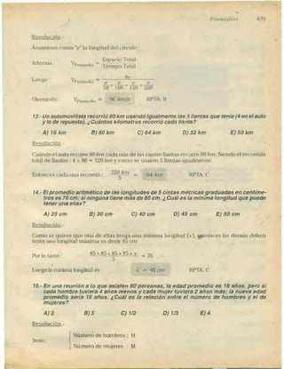 Problemas de aritmetica y como resolverlos