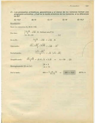 Problemas de aritmetica y como resolverlos