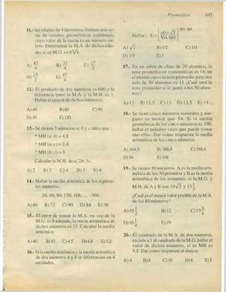 Problemas de aritmetica y como resolverlos
