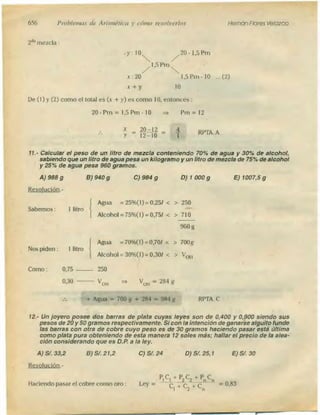 Problemas de aritmetica y como resolverlos