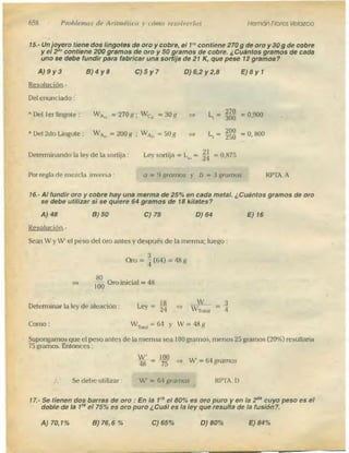 Problemas de aritmetica y como resolverlos