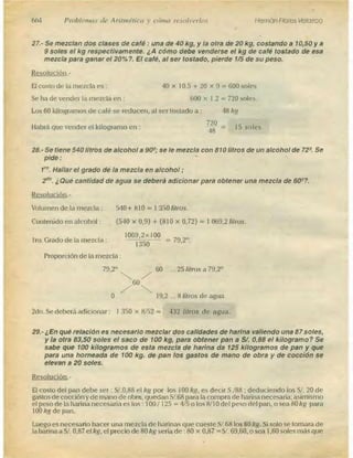 Problemas de aritmetica y como resolverlos