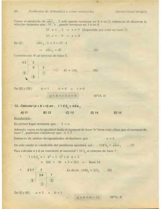 Problemas de aritmetica y como resolverlos