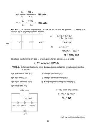 Electro estatica problemas 