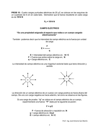 Electro estatica problemas 