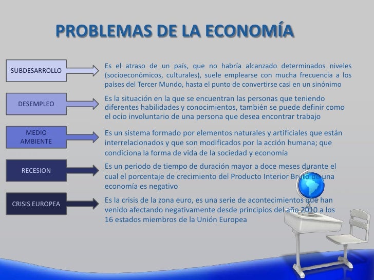 Problemas de la economía