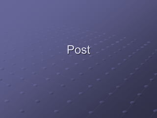 Post
 