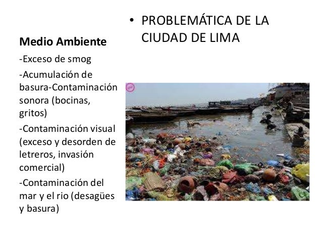 Problemas de la ciudad de lima