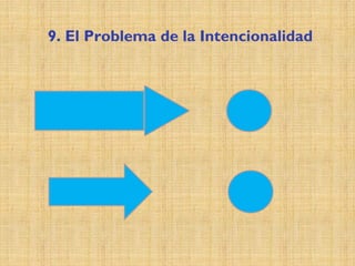 9. El Problema de la Intencionalidad
 