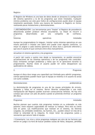 Problemas del cómputo