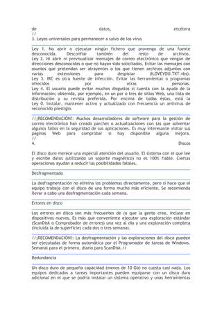 Problemas del cómputo