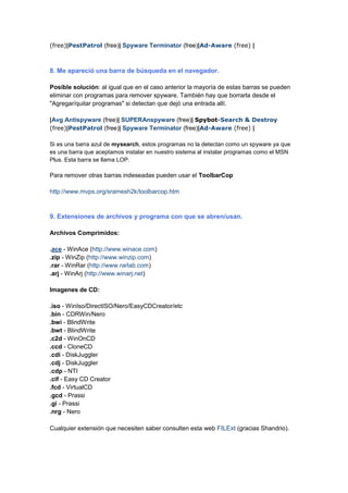 Problemas del cómputo