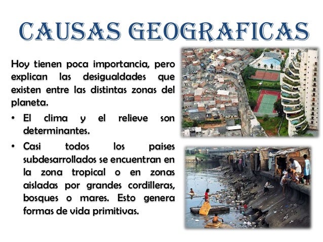 Resultado de imagen de principales problemas en las ciudades en los paises menos desarrollados