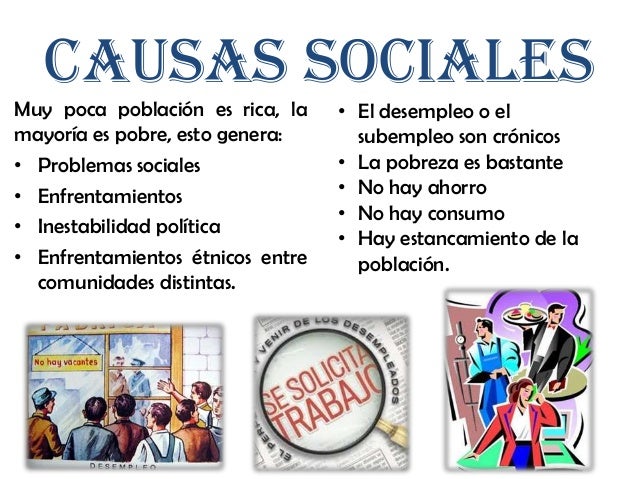 Problemas de los países del tercer mundo