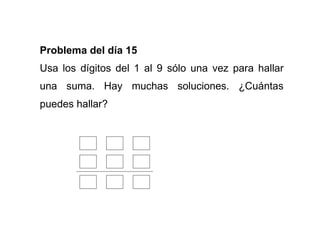Problemas De Matematicas