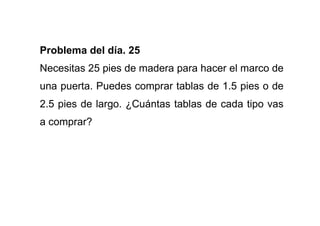 Problemas De Matematicas