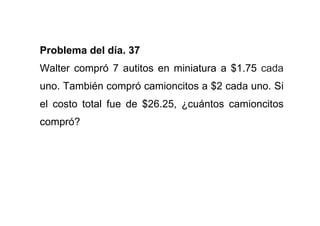 Problemas De Matematicas