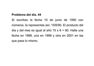 Problemas De Matematicas