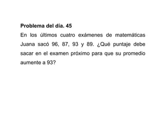 Problemas De Matematicas