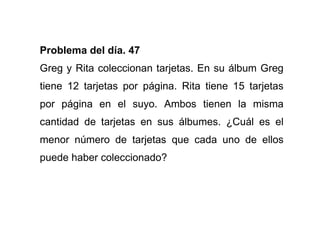 Problemas De Matematicas