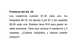 Problemas De Matematicas