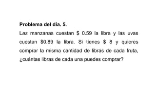 Problemas De Matematicas