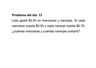 Problemas De Matematicas