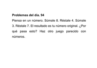 Problemas De Matematicas