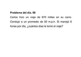 Problemas De Matematicas