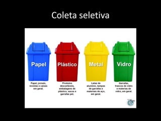 Coleta seletiva
 