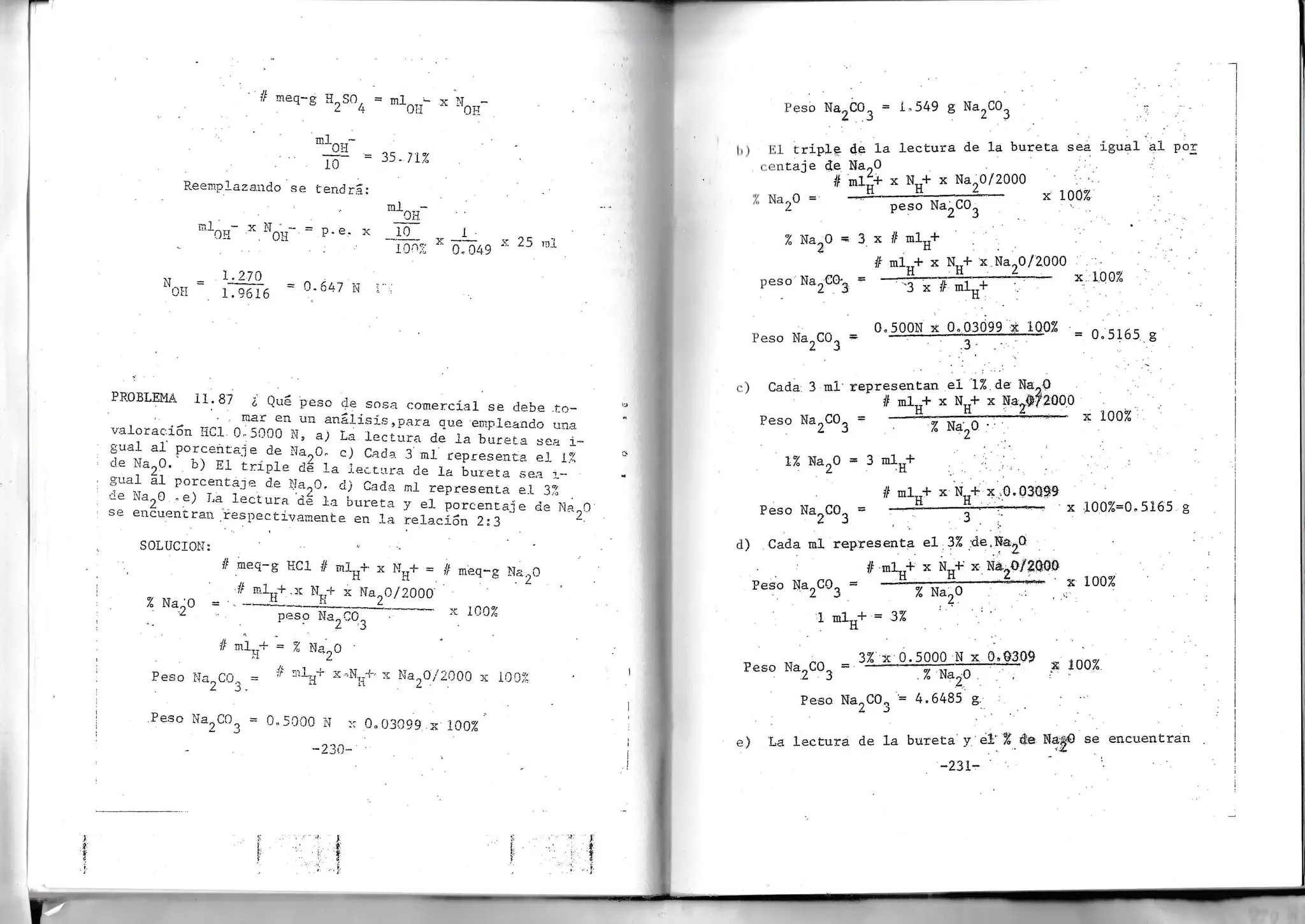 Problemas resueltos calculos de quimica analitica hamilton | PDF