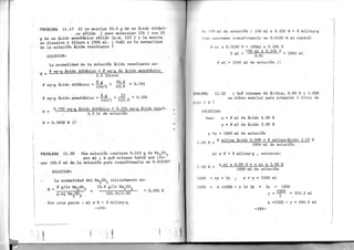 Problemas resueltos calculos de quimica analitica hamilton | PDF