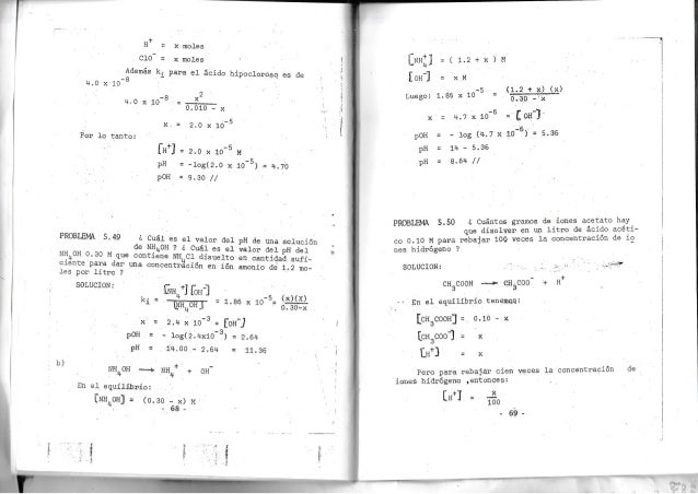 Problemas Resueltos Calculos De Quimica Analitica Hamilton