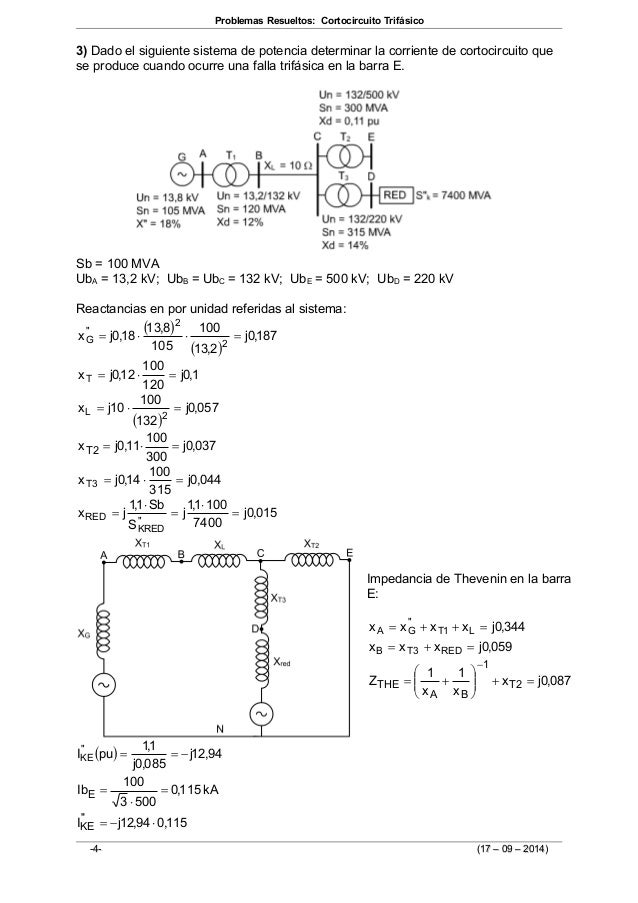 problemas resueltos cortocircuito trifasico problemas resueltos cortocircuito trifasico