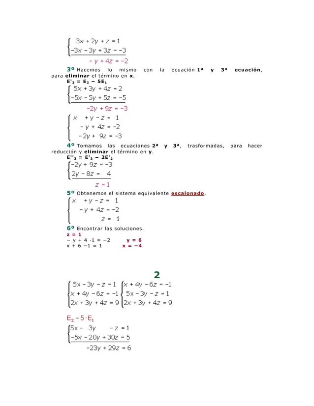 Problemas resueltos de dos ecuaciones con dos incognitas