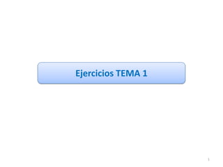 Ejercicios TEMA 1

1

 