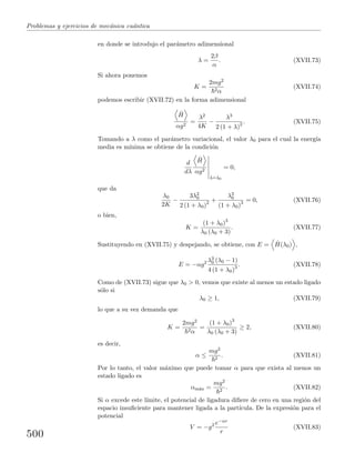Problemas y  ejercicios de mecánica cuántica