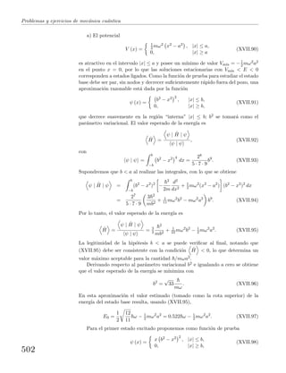 Problemas y  ejercicios de mecánica cuántica