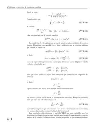 Problemas y  ejercicios de mecánica cuántica