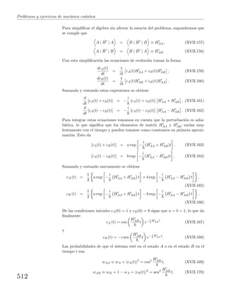 Problemas y  ejercicios de mecánica cuántica