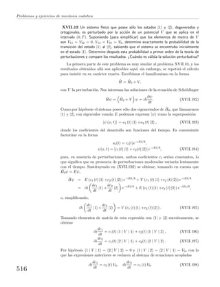 Problemas y  ejercicios de mecánica cuántica