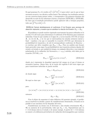 Problemas y  ejercicios de mecánica cuántica