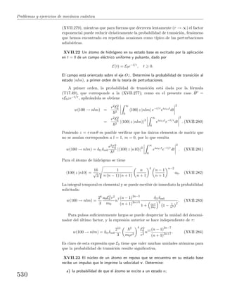 Problemas y  ejercicios de mecánica cuántica